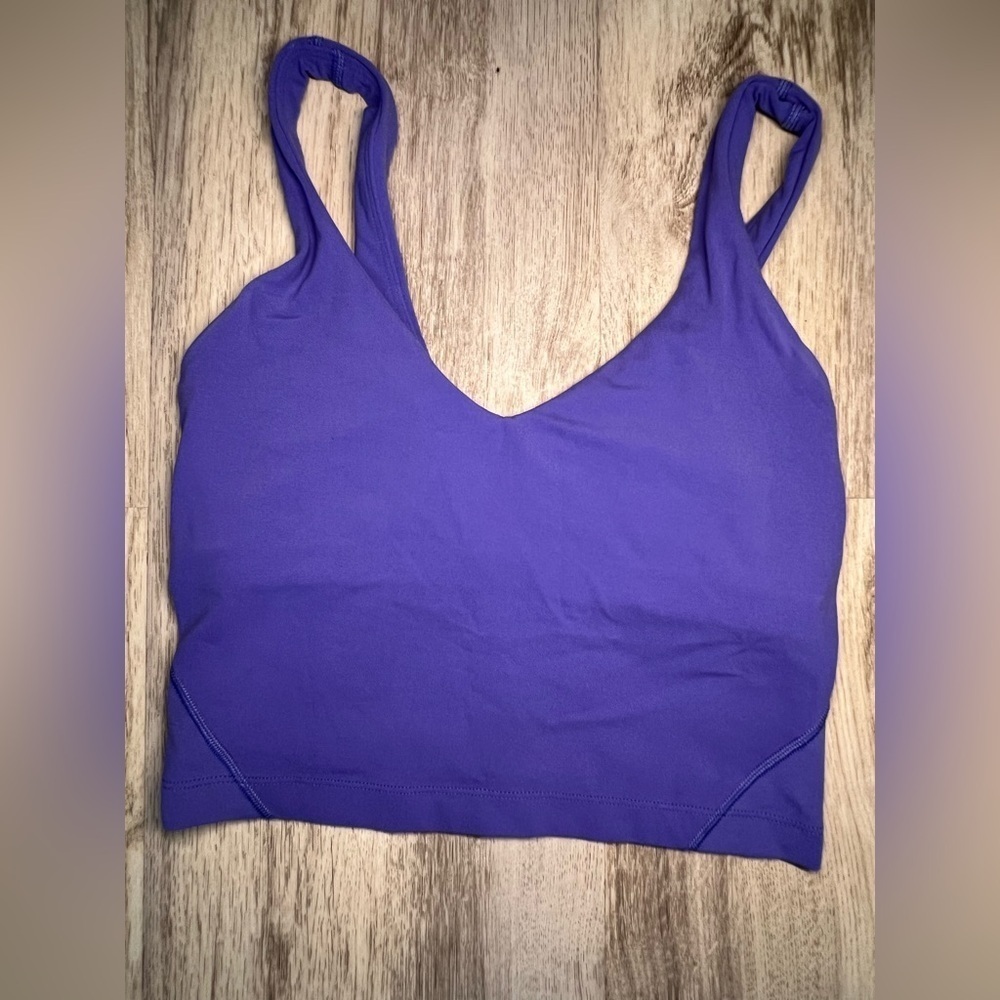 Lululemon Purple V-Neck‎ Tank Top size 2